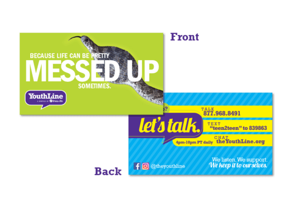 Messed Up Wallet Card (set of 50)