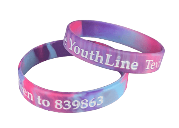 Pink + Blue Wristband (set of 50)
