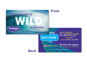 Life is Wild Wallet Card (set of 50)